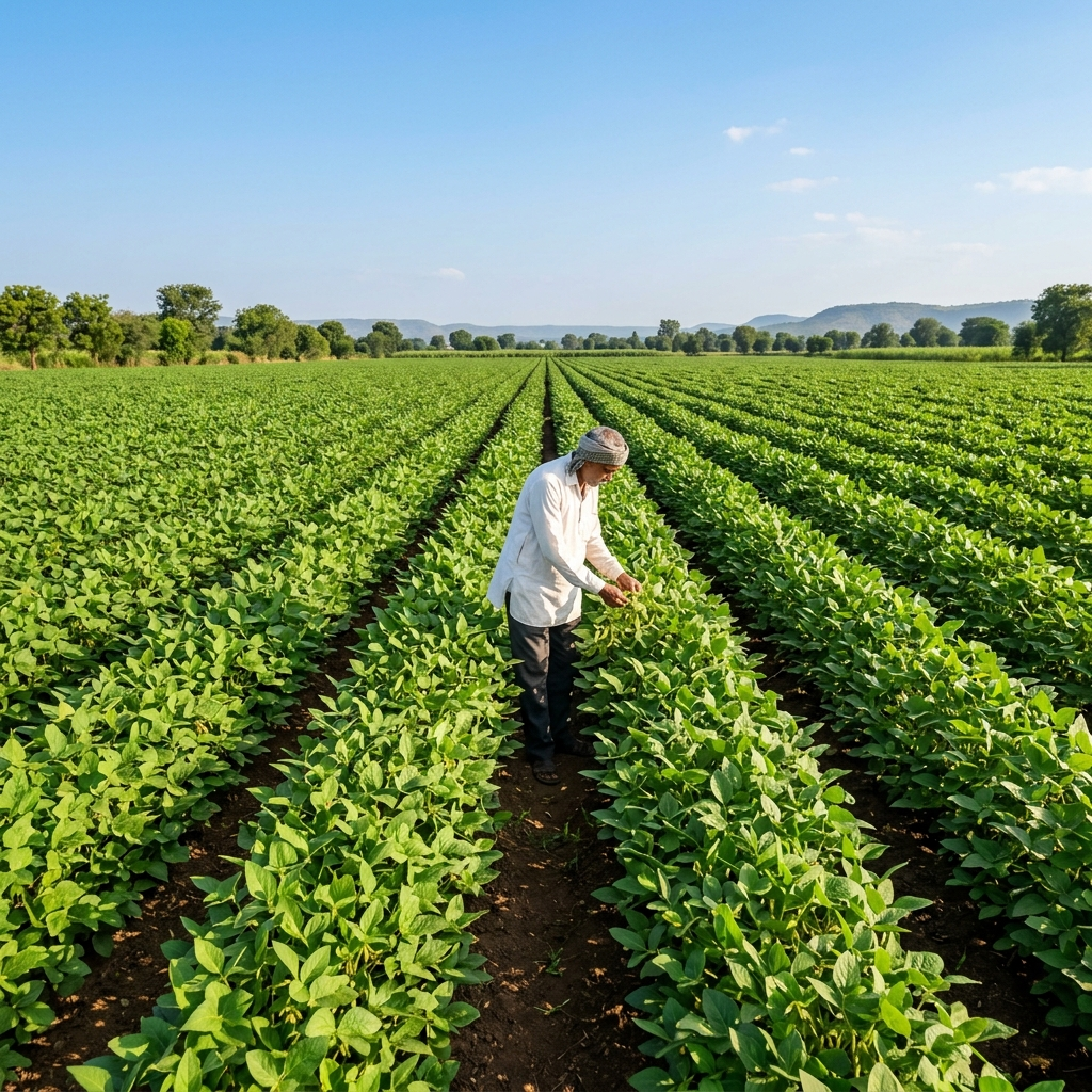 Soybean fields in Maharashtra